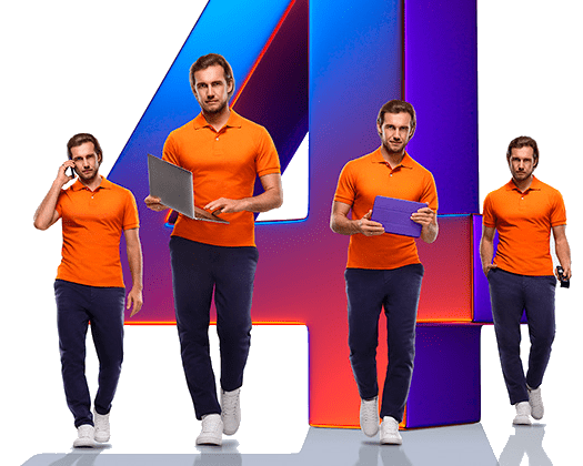 Великолепная четверка Ростелеком в садовый массив № 8